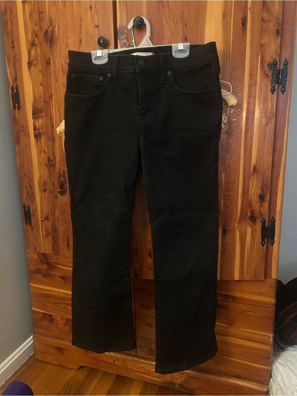 Madewell Black Bootcut Jeans